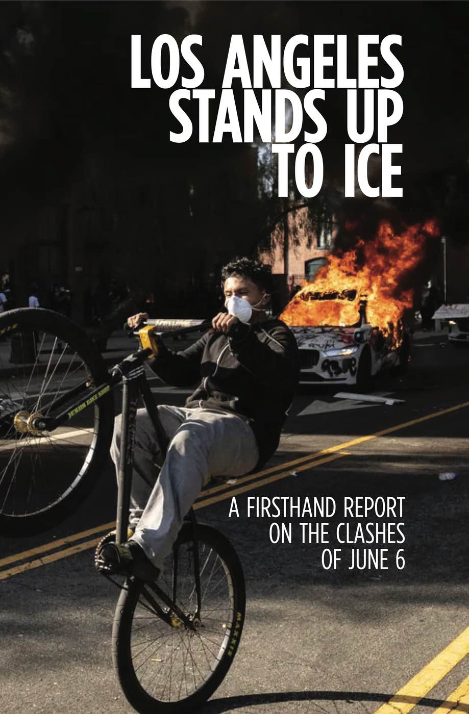 Photo of ‘Los Angeles Stands up to ICE’ front cover